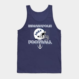 Indianapolis Football Vintage Style Tank Top